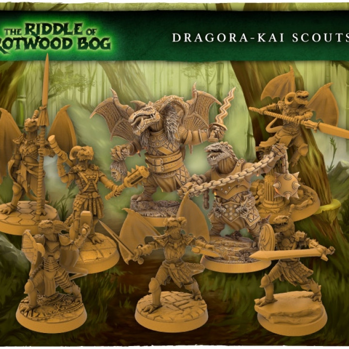 Riddle of Rotwood Bog miniatures