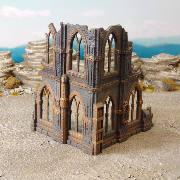 Gothic scifi ruins image