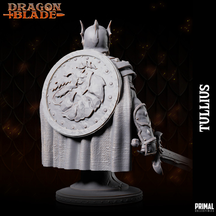 Warrior - Tullius - Bust - May 2023 - DRAGONBLADE-  MASTERS OF DUNGEONS QUEST image