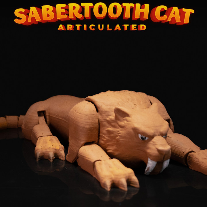 Articulated Sabertooth Cat image