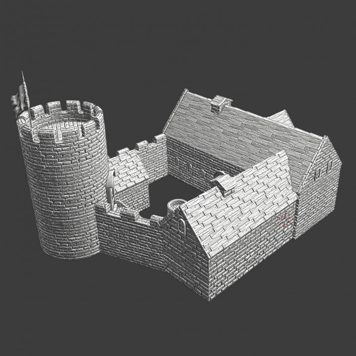 Medieval Fortified Farm model image
