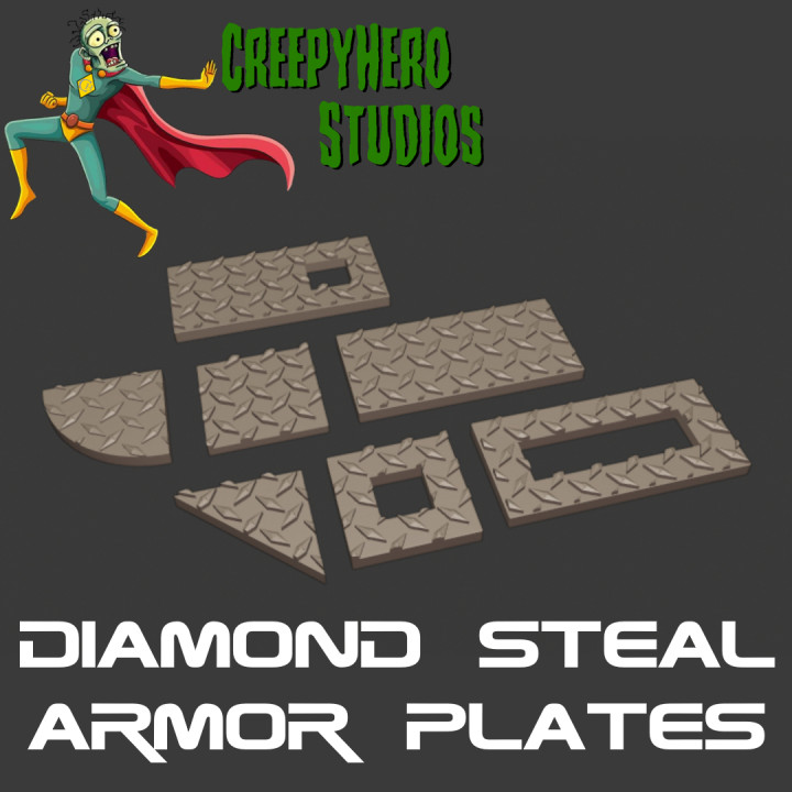 Gaslands Diamond Steal Armor Plate Set image
