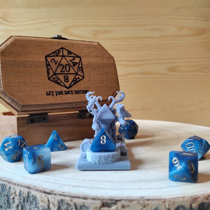 (SET 2 of 2) Dice Keepers - 7 of 14 miniature & polyhedral dice stand image