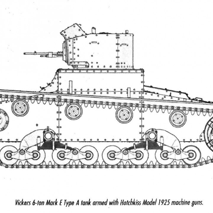 Vickers Mk.E type B (“Six-tonner”) (UK, WW2) image