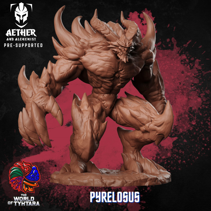 Pyrelosus - The Fire Titan's Cover