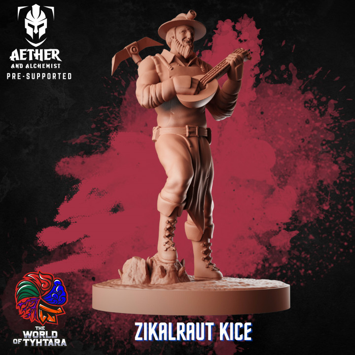 Zikalraut Kice - Bard, Half-Orc's Cover