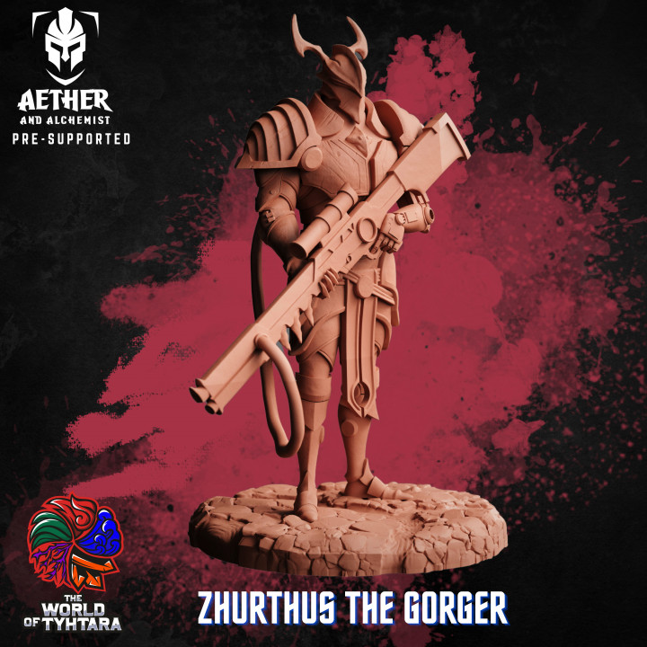 Zurthus the Gorger - Barbarian Tiefling's Cover