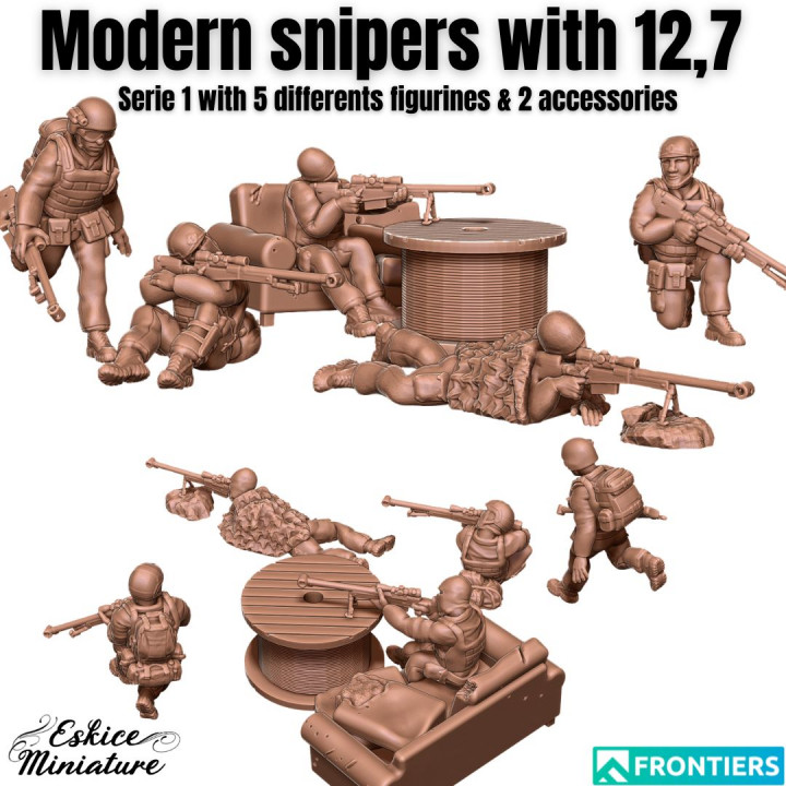 Modern snipers (fr) with 12,7mm - 28mm image