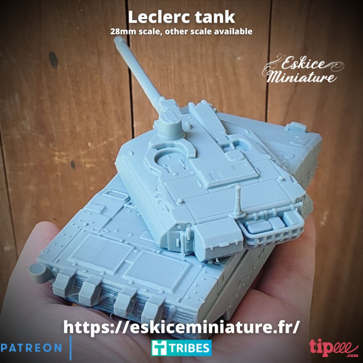 Leclerc tank - 28mm image