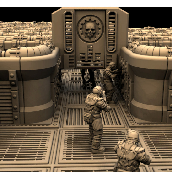 Evil Beyond Space - Space Gothic terrain for wargaming miniatures image