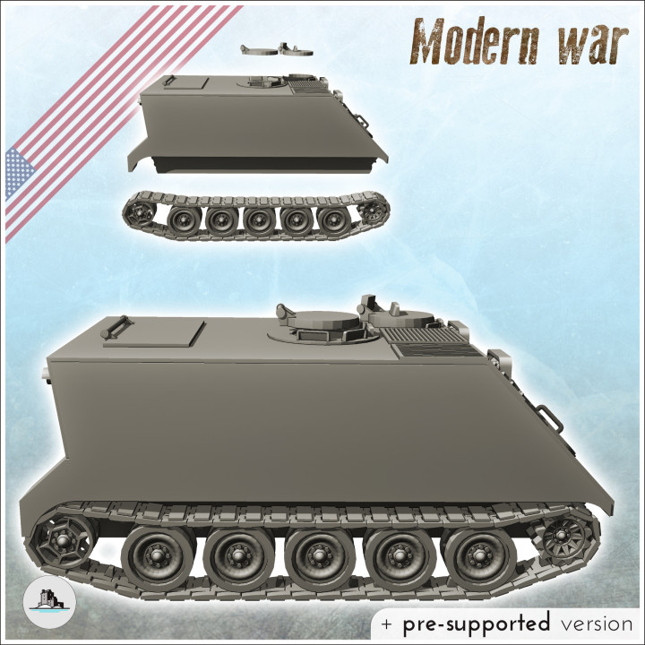 M113 armored personnal carrier APC - USA US Army Cold War America Era Iron Curtain Warfare Crisis Conflict image