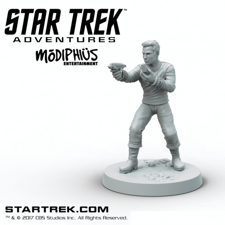 Star Trek Adventures - Print at Home - Miniatures TOS Bridge Crew - James T. Kirk