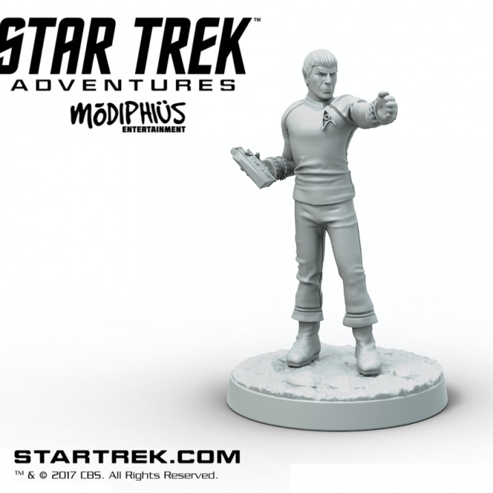 Star Trek Adventures - Print at Home - Miniatures TOS Bridge Crew Spock