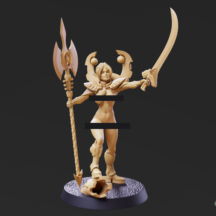 Space Elf Warmancer - Pose 1 + Pinups