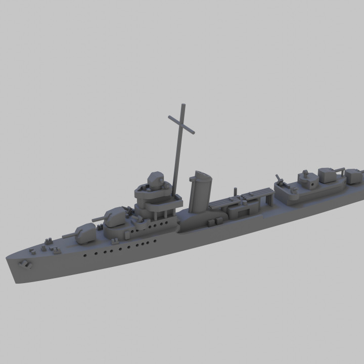 United States Navy Sims class Destroyer