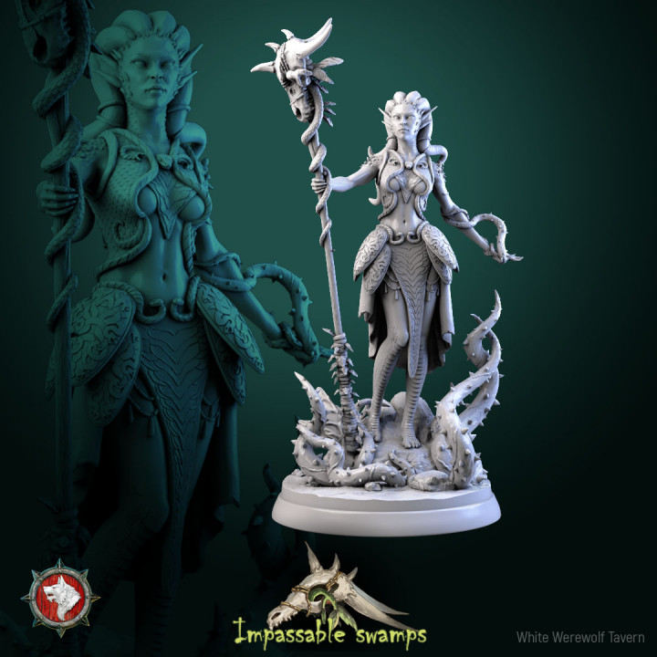 Klooh-Klooph Muddy-Eyed 32mm and 75mm pre-supported + dnd 5e stats block