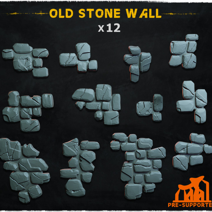 Old Stone Wall -Basing Bits 1.0