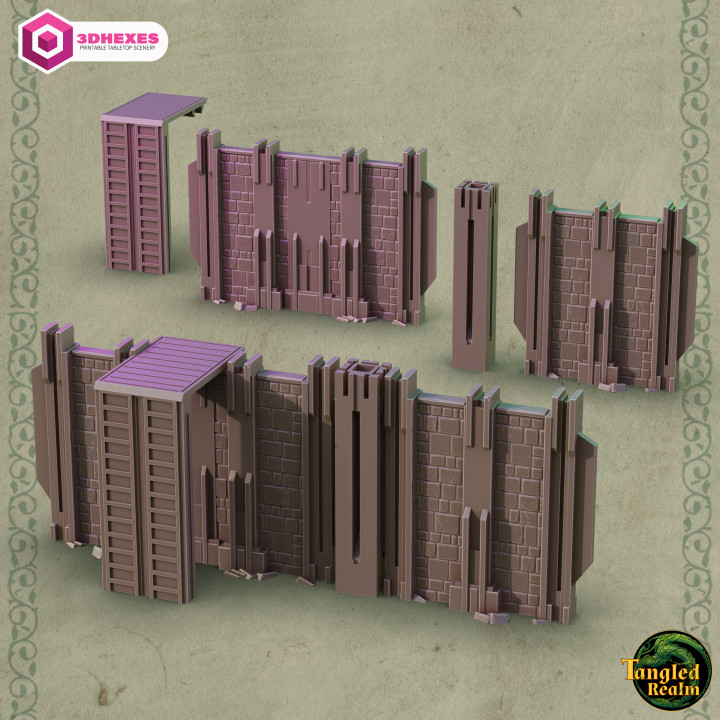 City of Life - Gate and Walls (modular) image