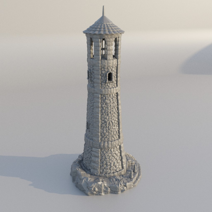 Medieval LightHouse - Tabletop Terrain - 28 MM