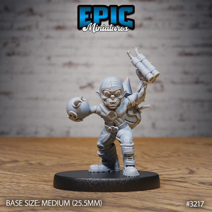 3D Printable Steam Goblin Bomber / Goblinoid Construct / War Machine ...