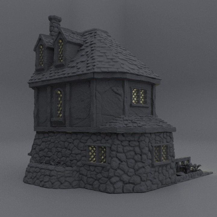 Alchemist House - Tabletop Terrain - 28 MM image