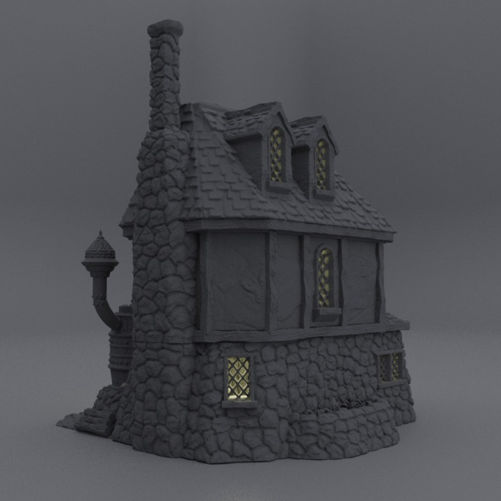 Alchemist House - Tabletop Terrain - 28 MM image