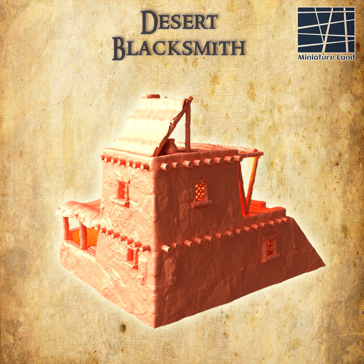 Desert Blacksmith - Tabletop Terrain - 28 MM image