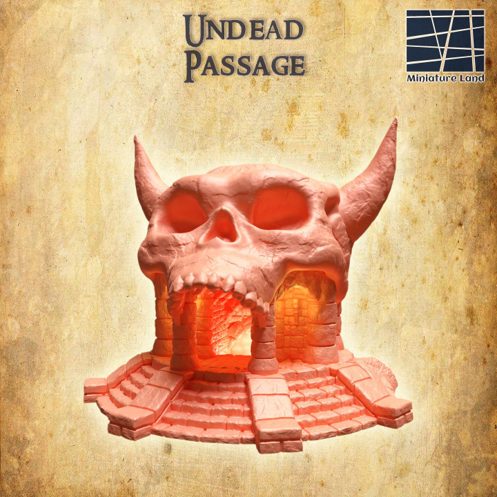 Undead Passage - Tabletop Terrain - 28 MM image