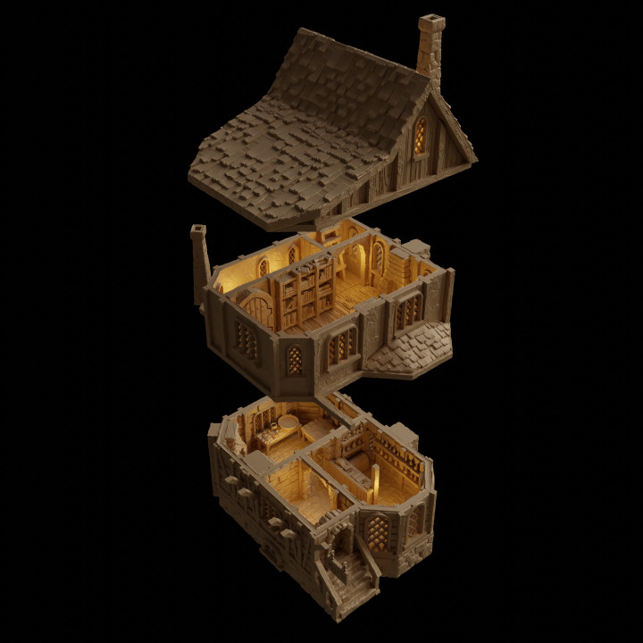 Medieval Apothecary - Tabletop Terrain - 28 MM image
