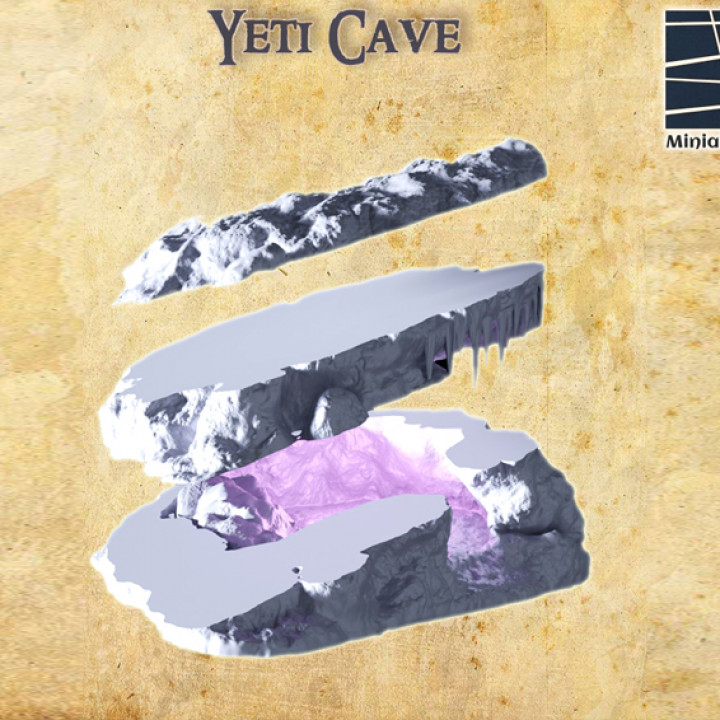 Yeti Cave - Tabletop Terrain - 28 MM image