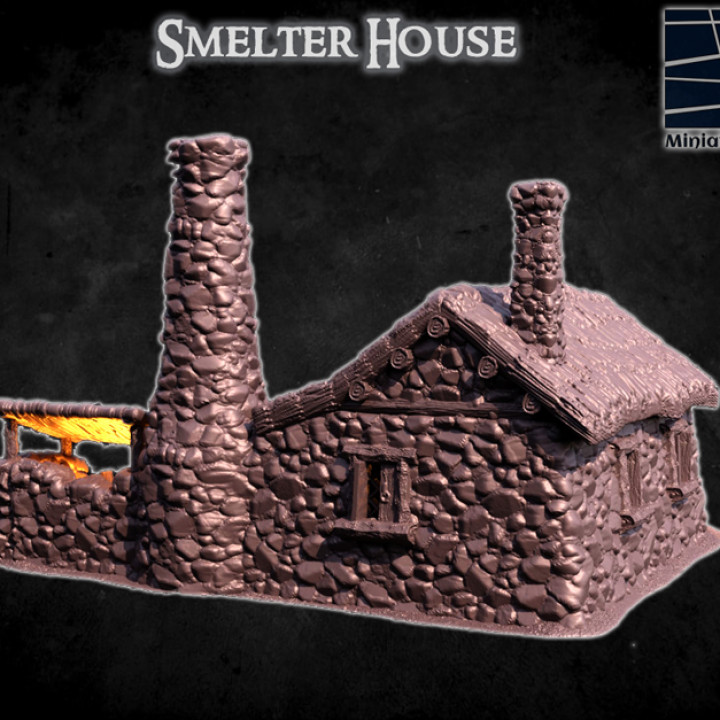 Smelter House - Tabletop Terrain - 28 MM image