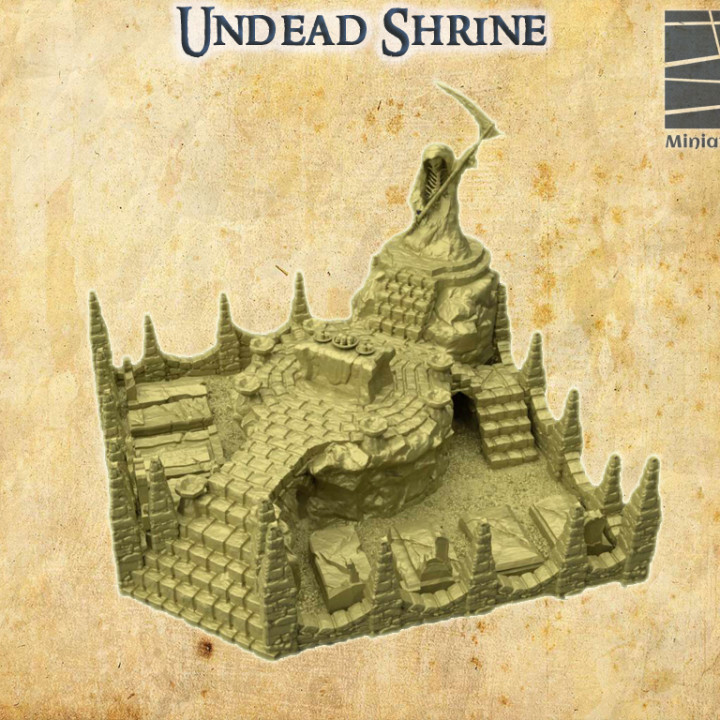 Undead Shrine - Tabletop Terrain - 28 MM image