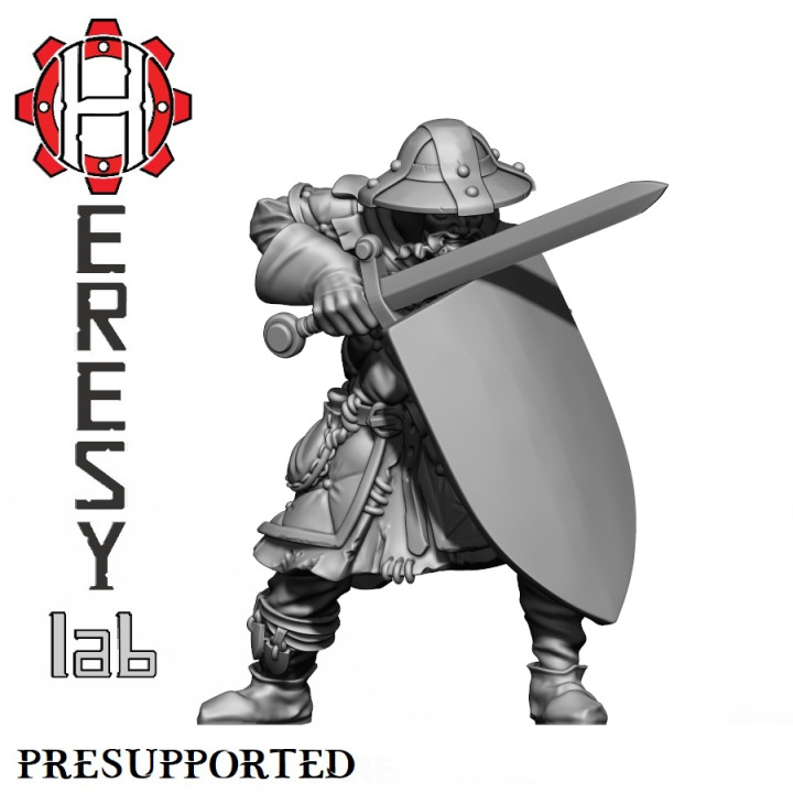 AX035 Peasant Sword and Shield 2