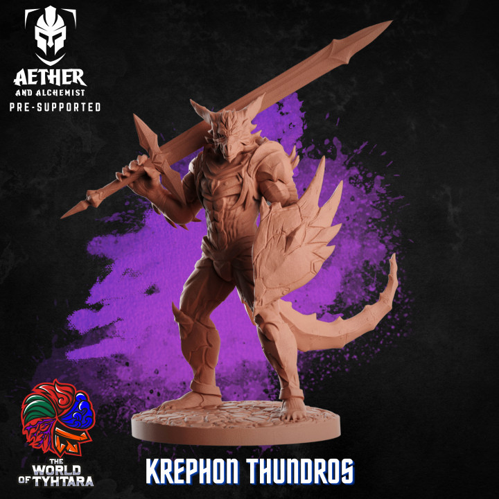 Krephon Thundros - Warforged Dragonborn's Cover