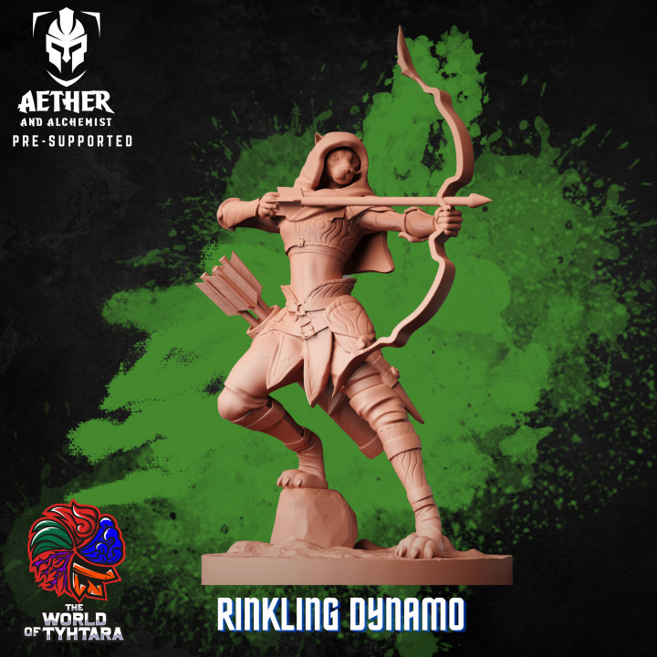Rinkling Dynamo - Tabaxi Ranger's Cover