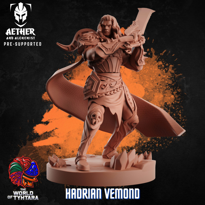 Hadrian Vemond - Human Fighter's Cover