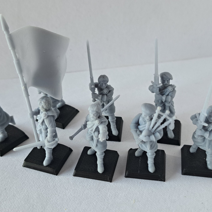 Slavia Highlanders miniatures (32mm, modular)