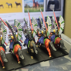 Picture of print of Slavia Winged Lancers miniatures (32mm, modular)
