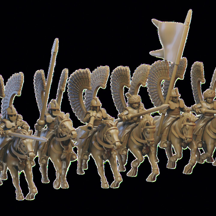 Slavia Winged Lancers miniatures (32mm, modular) image