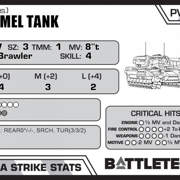 Rommel tank (Gauss)