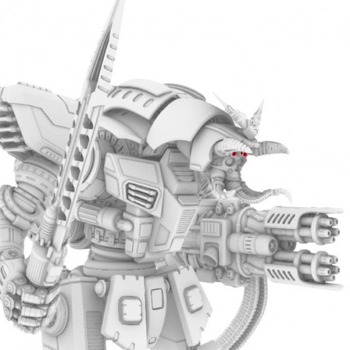 Project CG-78-2 Assault Mech with Double Gatling Weapon and Blades image
