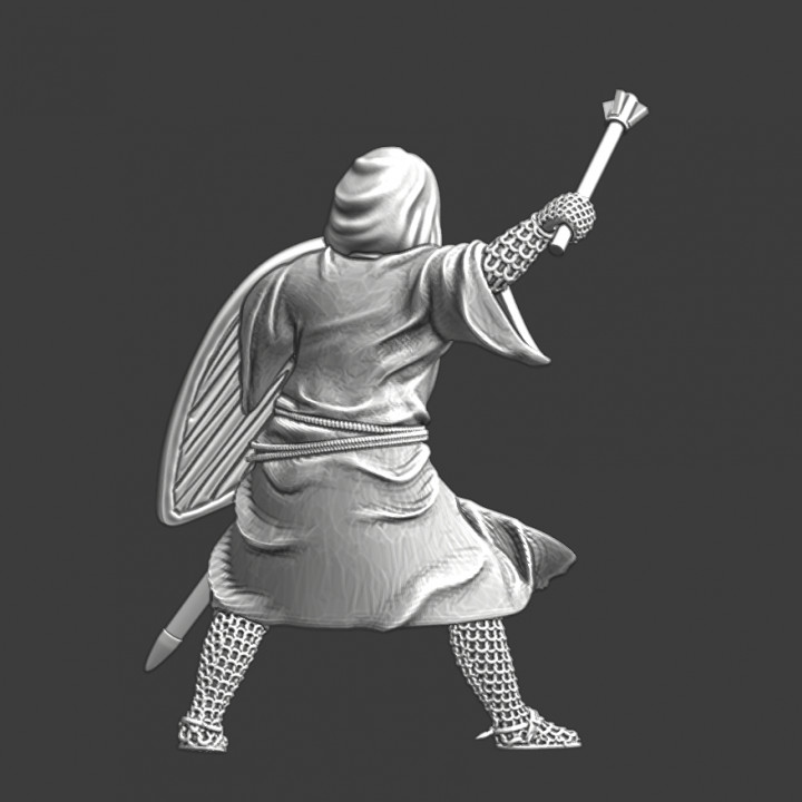 Leper Knight from the Lazarus Order with mace image