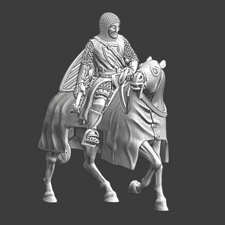 Mounted Lazarus Brother Knight image