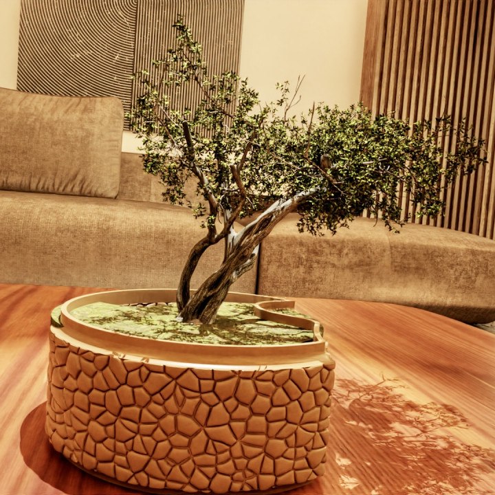 Mosaic Bonsai Planter image
