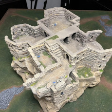 Picture of print of Ruined Old Castle - Tabletop Terrain - 28 MM