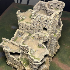 Picture of print of Ruined Old Castle - Tabletop Terrain - 28 MM