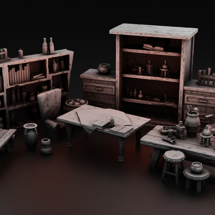 potion shop with interior image