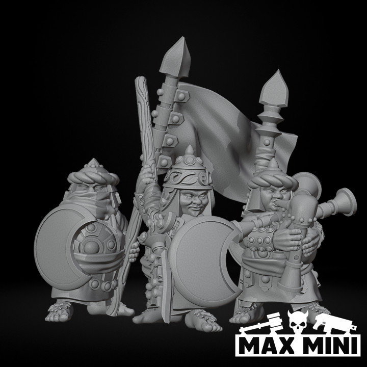 Halfling Sand Raider Spears Command