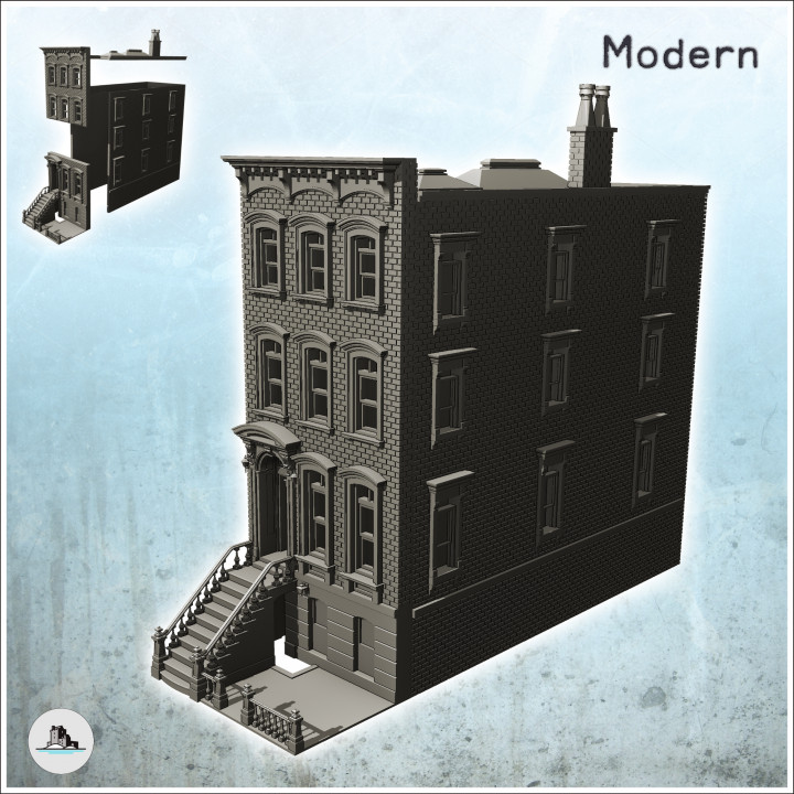 Modern urban downtown buildings pack No. 1 - Cold Era Modern Warfare Conflict World War 3 image