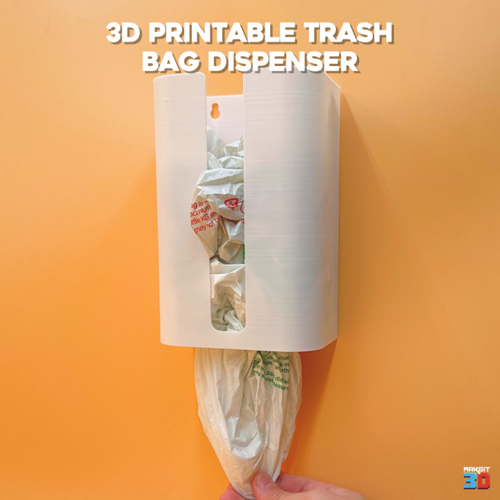 3D Printable Trash Bag Holder image
